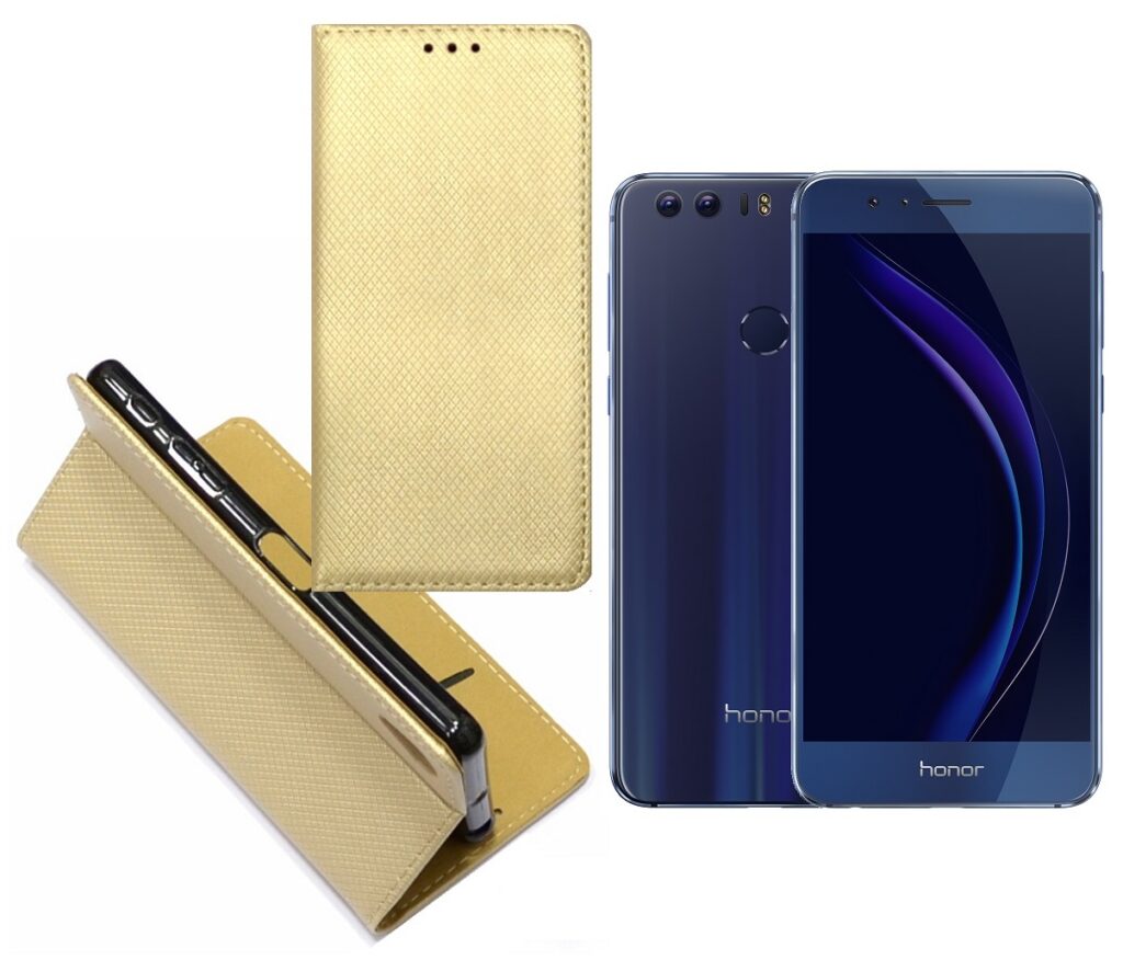 Re-Grid magnetinis dėklas Huawei Honor 8 mobiliesiems telefonams aukso spalvos
