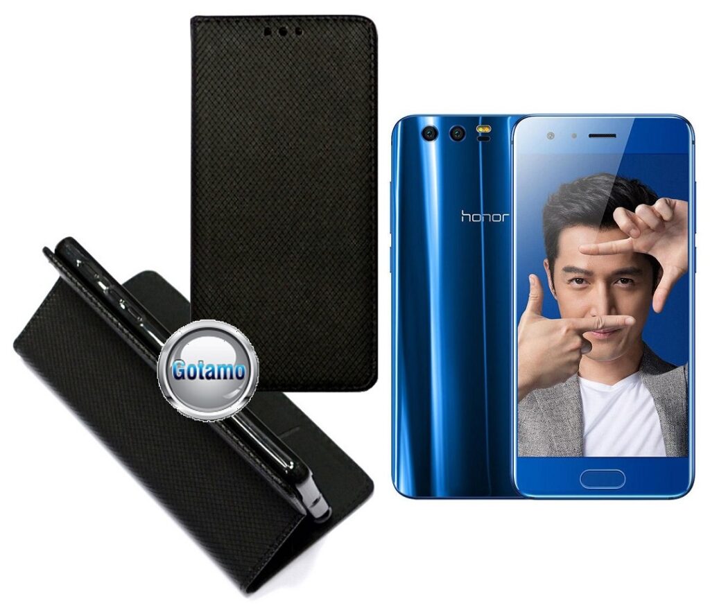 Re-Grid magnetinis dėklas Huawei Honor 9 mobiliesiems telefonams juodos spalvos