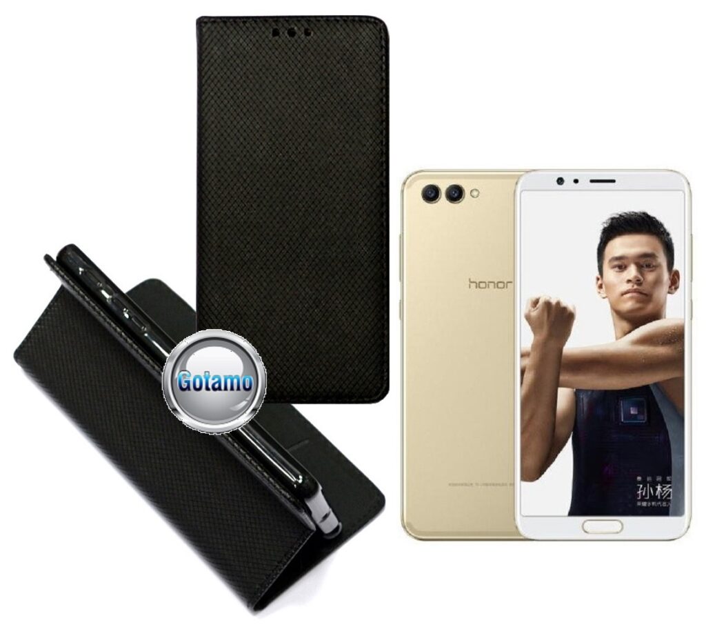 Re-Grid magnetinis dėklas Huawei Honor V10 telefonams juodos spalvos