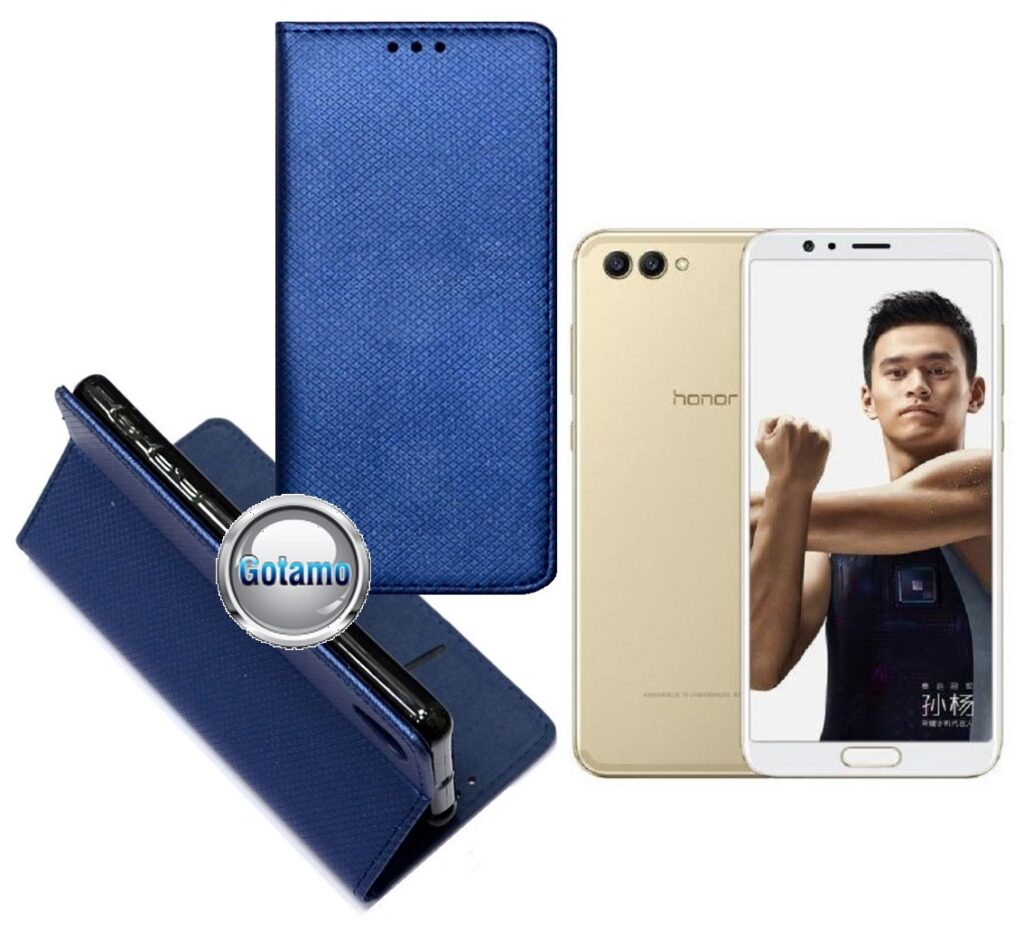 Re-Grid magnetinis dėklas Huawei Honor V10 telefonams mėlynos spalvos