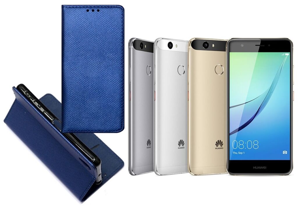 Re-Grid magnetinis dėklas Huawei Nova mobiliesiems telefonams mėlynos spalvos