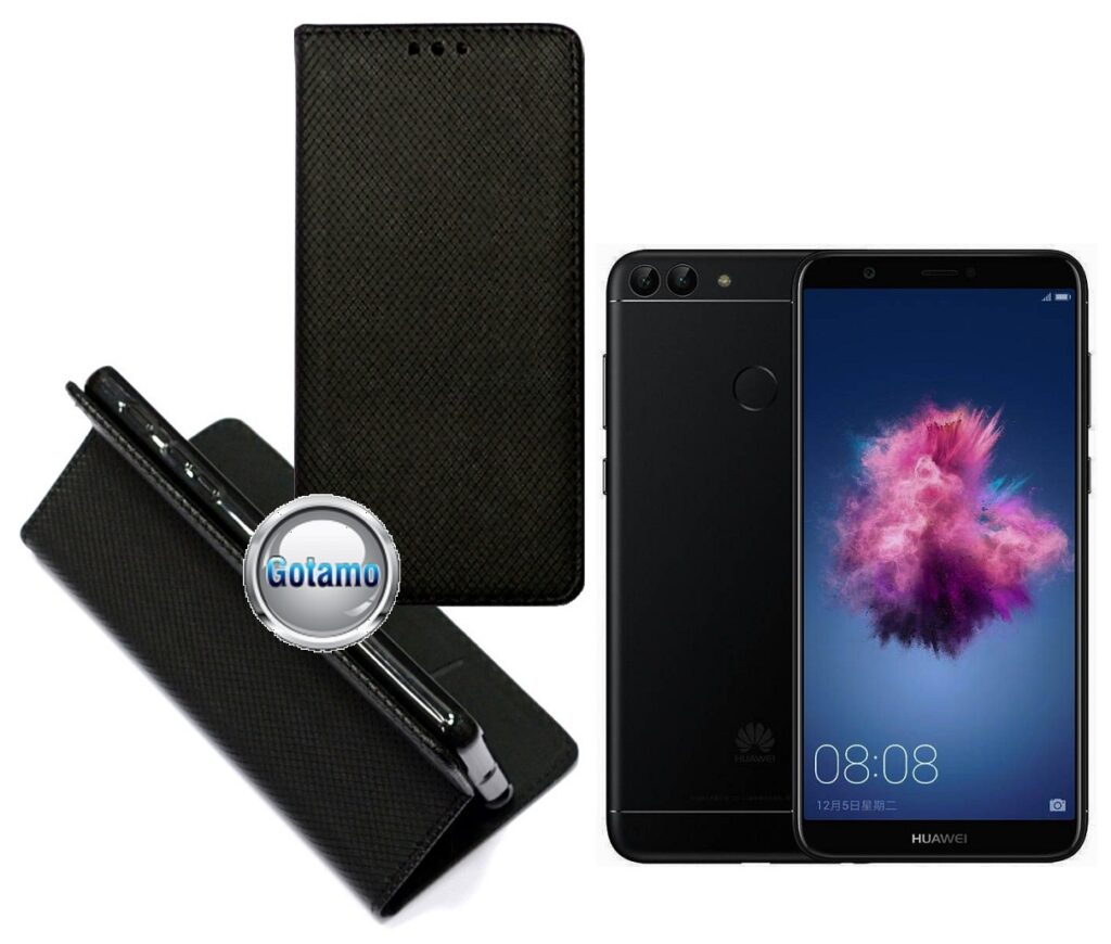 Re-Grid magnetinis dėklas Huawei P Smart telefonams juodos spalvos