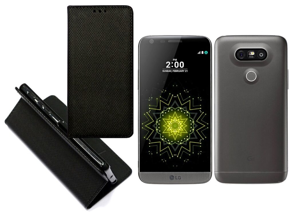 Re-Grid magnetinis dėklas LG G5 juodos telefonui