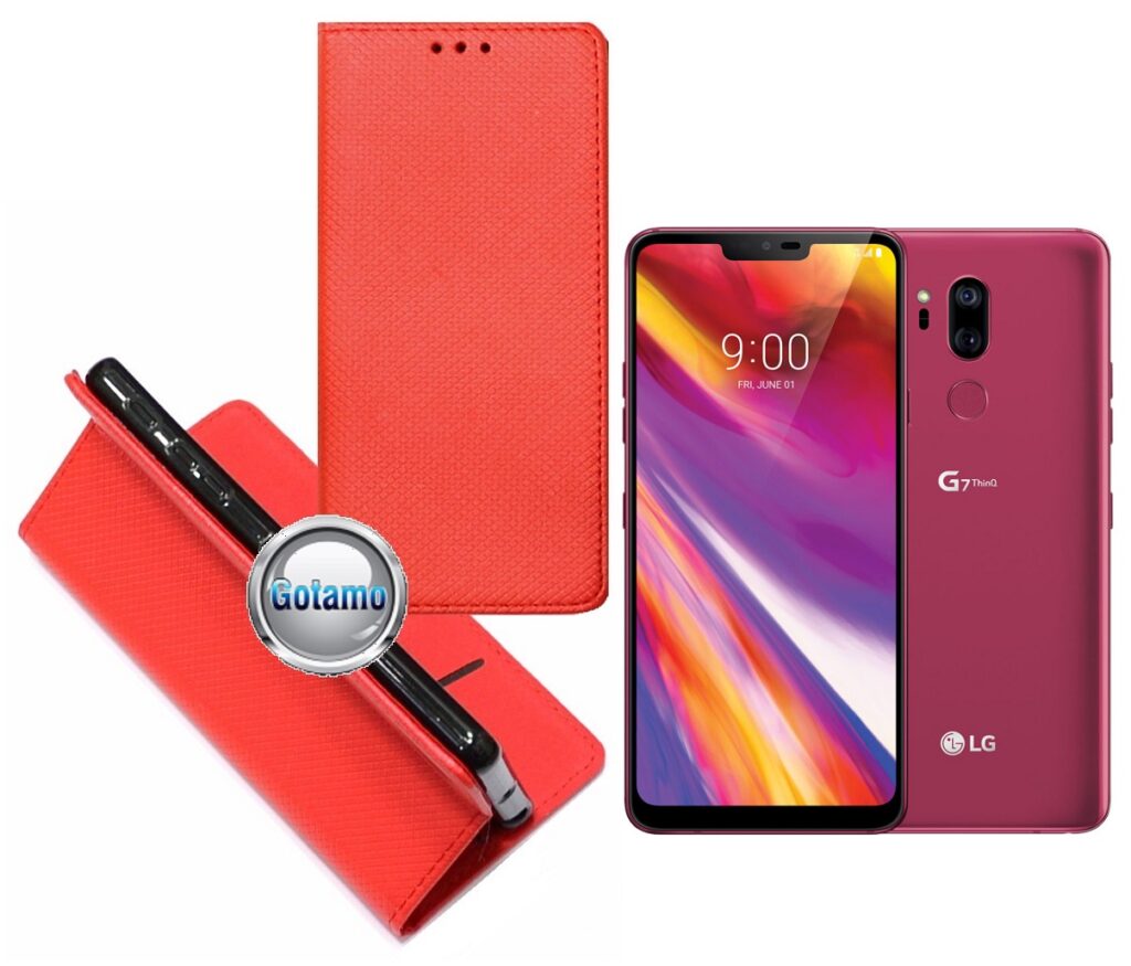 Re-Grid magnetinis dėklas LG G7 ThinQ raudonos telefonui