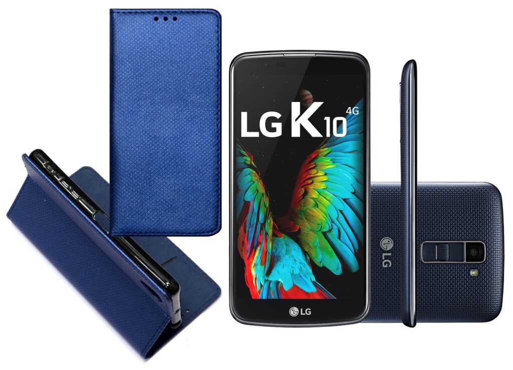 Re-Grid magnetinis dėklas LG K10 mėlynos telefonui