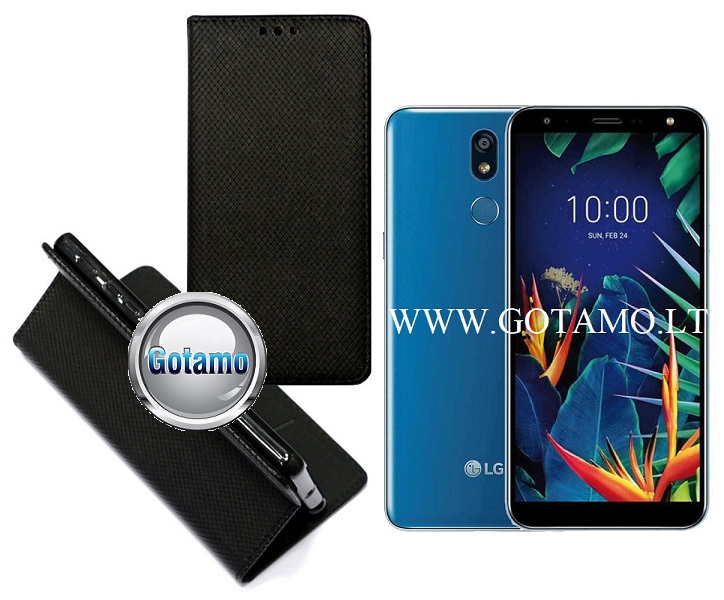 Re-Grid magnetinis dėklas LG K40 juodos telefonui
