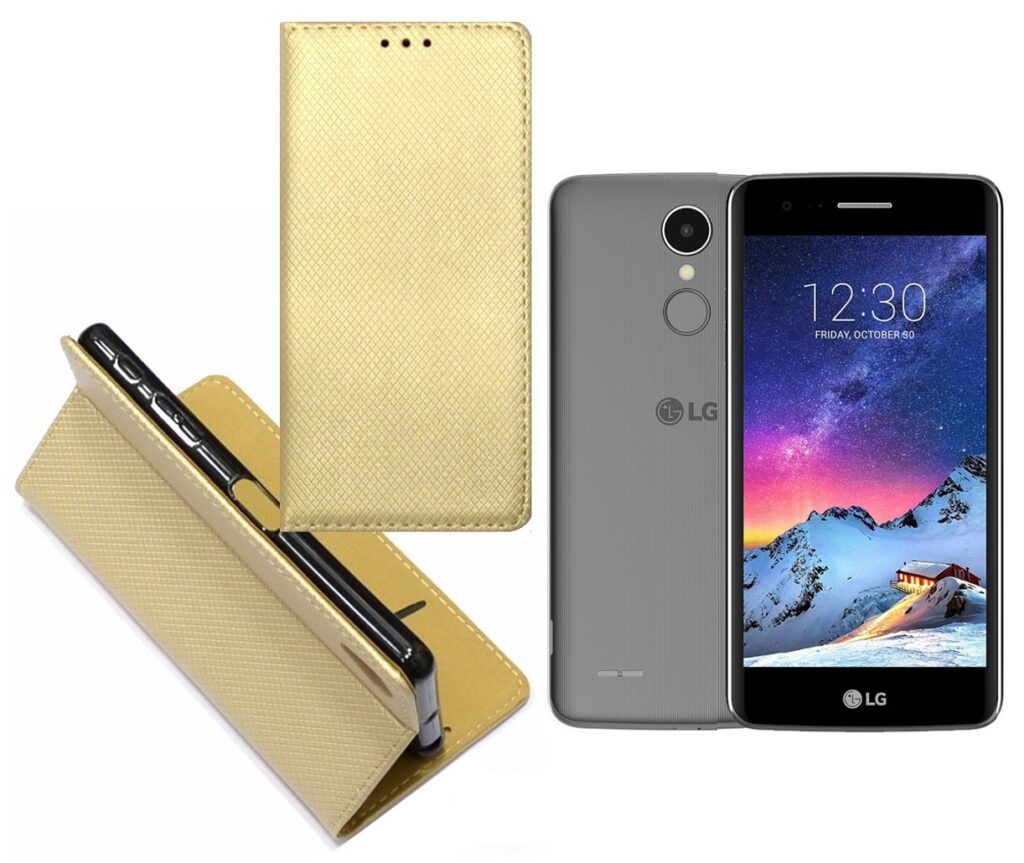Re-Grid magnetinis dėklas LG K8 aukso telefonui