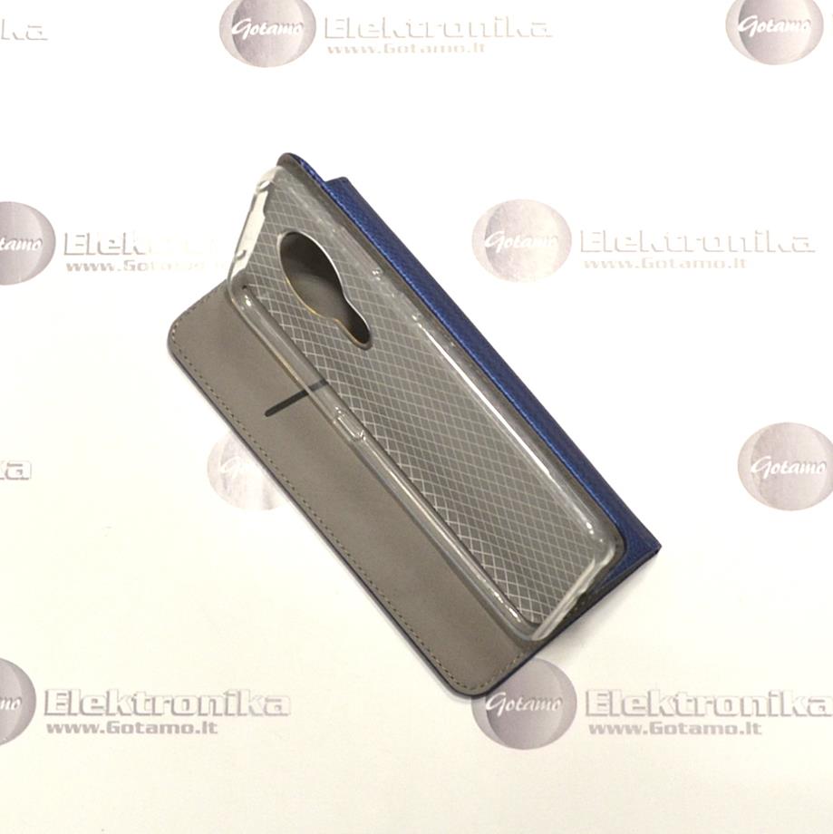 Re-Grid magnetinis dėklas Nokia 5.3 telefonams mėlynos spalvos 5 Re-Grid magnetinis dėklas Nokia 5.3 mėlyna – 5 nuotrauka