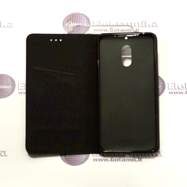 Re-Grid magnetinis dėklas Nokia 6 mobiliesiems telefonams juodos spalvos 4 Re-Grid magnetinis dėklas Nokia 6 juoda – 4 nuotrauka