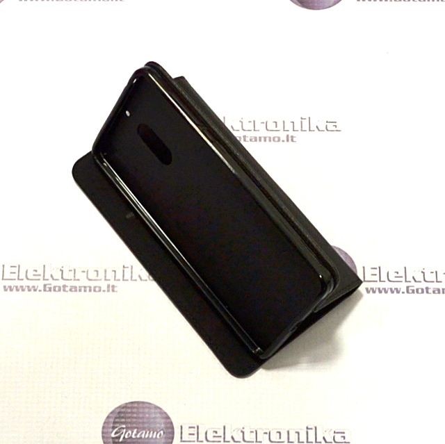 Re-Grid magnetinis dėklas Nokia 6 mobiliesiems telefonams juodos spalvos 5 Re-Grid magnetinis dėklas Nokia 6 juoda – 5 nuotrauka