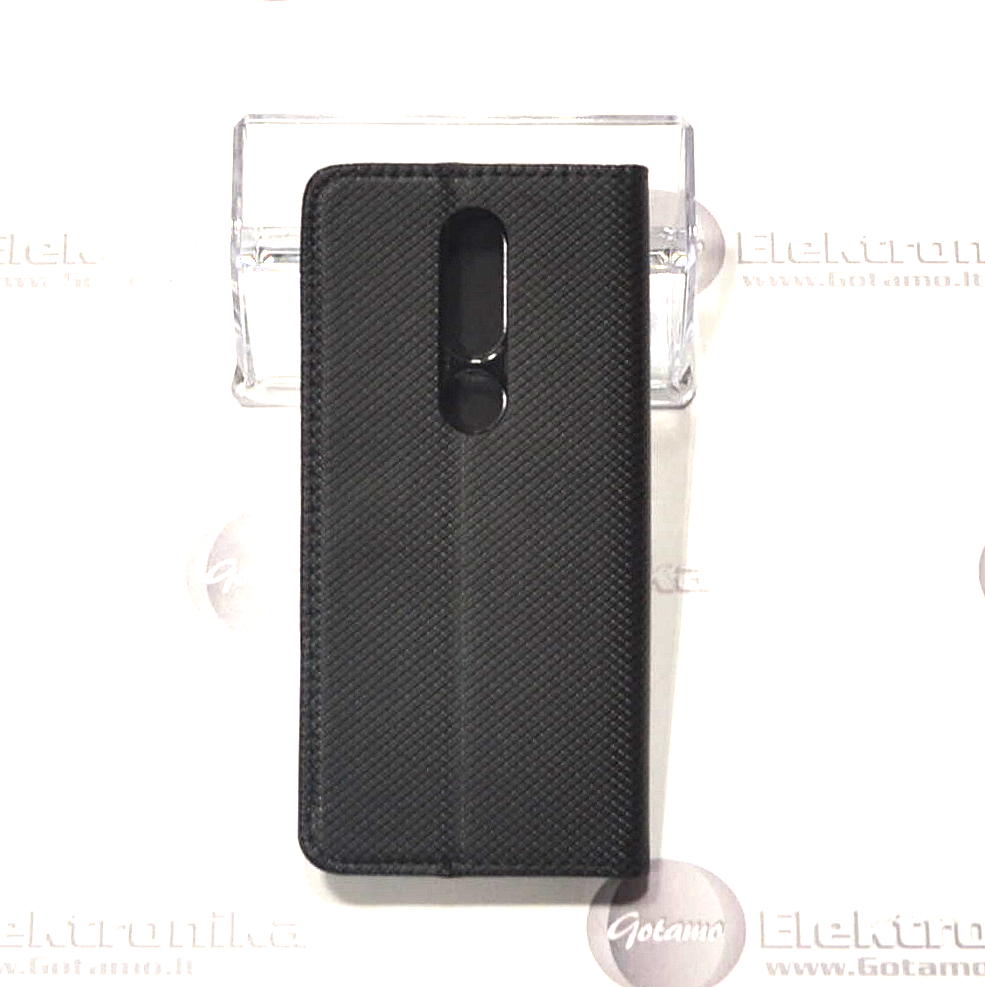 Re-Grid magnetinis dėklas Nokia 7.1 telefonams juodos spalvos 3 Re-Grid magnetinis dėklas Nokia 7.1 juoda – 3 nuotrauka