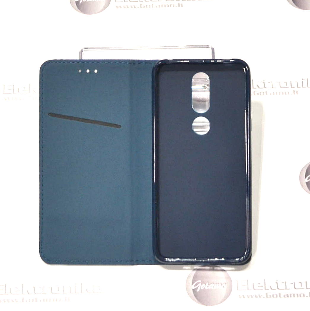 Re-Grid magnetinis dėklas Nokia 7.1 telefonams mėlynos spalvos 4 Re-Grid magnetinis dėklas Nokia 7.1 mėlyna – 4 nuotrauka