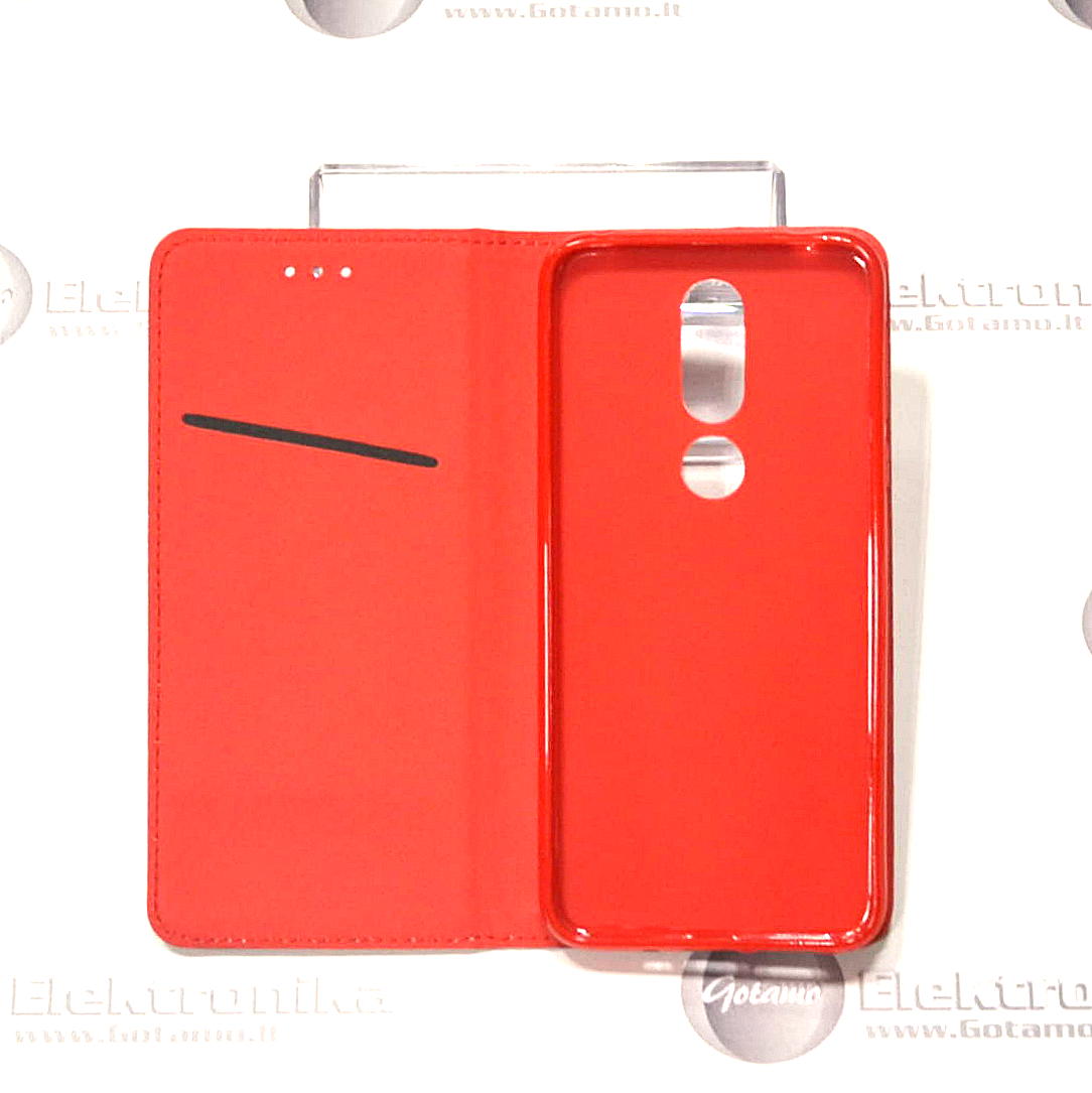 Re-Grid magnetinis dėklas Nokia 7.1 telefonams raudonos spalvos 4 Re-Grid magnetinis dėklas Nokia 7.1 raudona – 4 nuotrauka