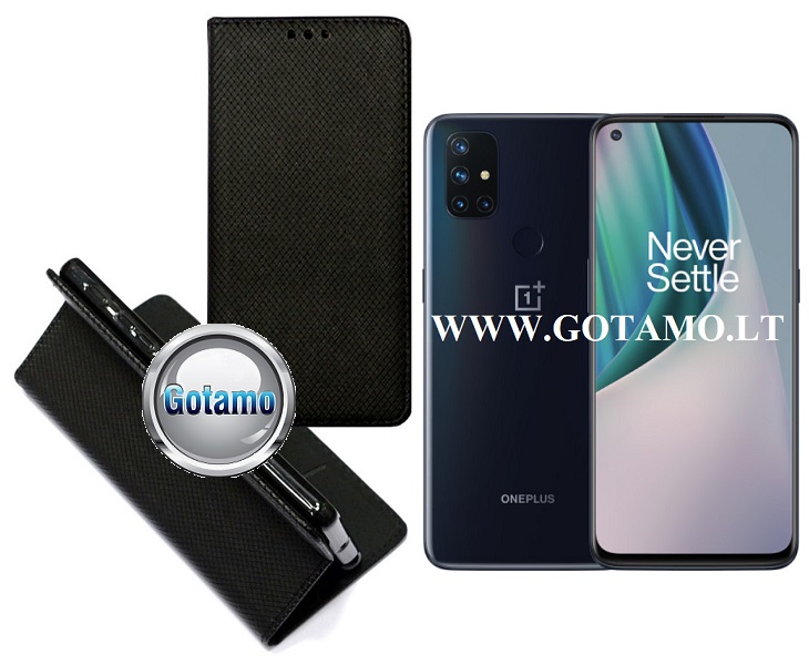 Re-Grid magnetinis dėklas OnePlus Nord N10 5G juodos spalvos