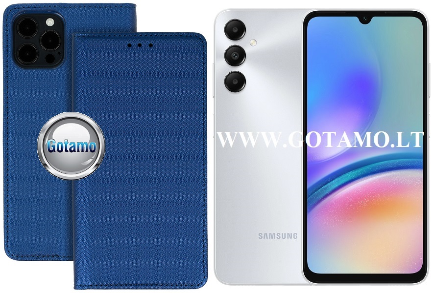 Re-Grid magnetinis dėklas Samsung Galaxy A05s mėlynos spalvos