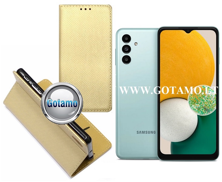 Re-Grid magnetinis dėklas Samsung Galaxy A04s aukso spalvos