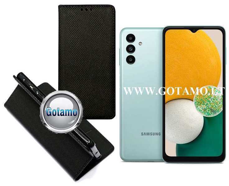 Re-Grid magnetinis dėklas Samsung Galaxy A13 5G juodos spalvos