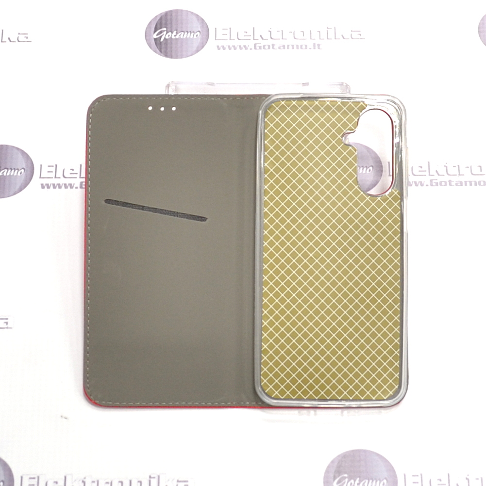 Re-Grid magnetinis dėklas Samsung Galaxy A17 telefonui raudonos spalvos 4 Re-Grid magnetinis dėklas Samsung Galaxy A17 – nuotrauka 4