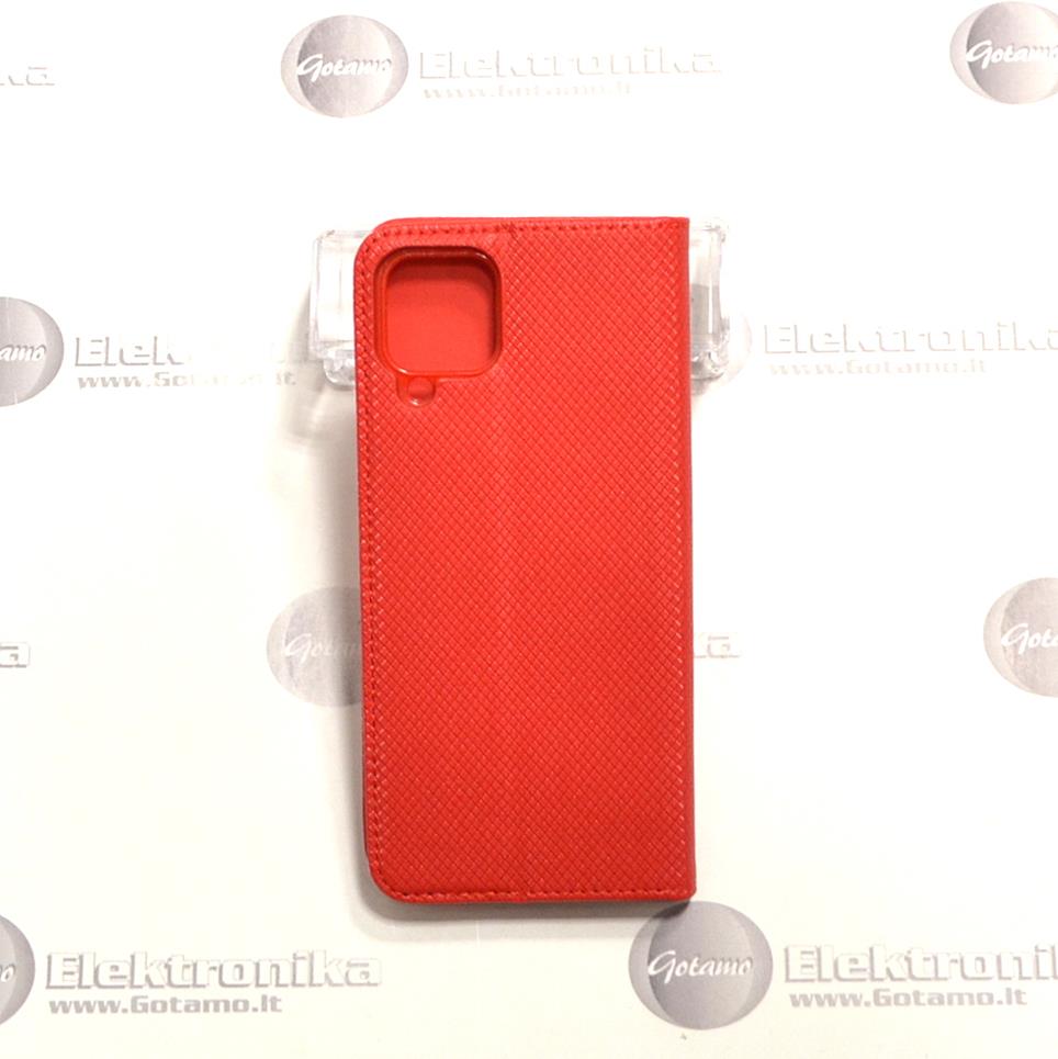 Re-Grid magnetinis dėklas Samsung Galaxy A22 telefonams raudonos spalvos 3 Re-Grid magnetinis dėklas Samsung Galaxy A22 – nuotrauka 3