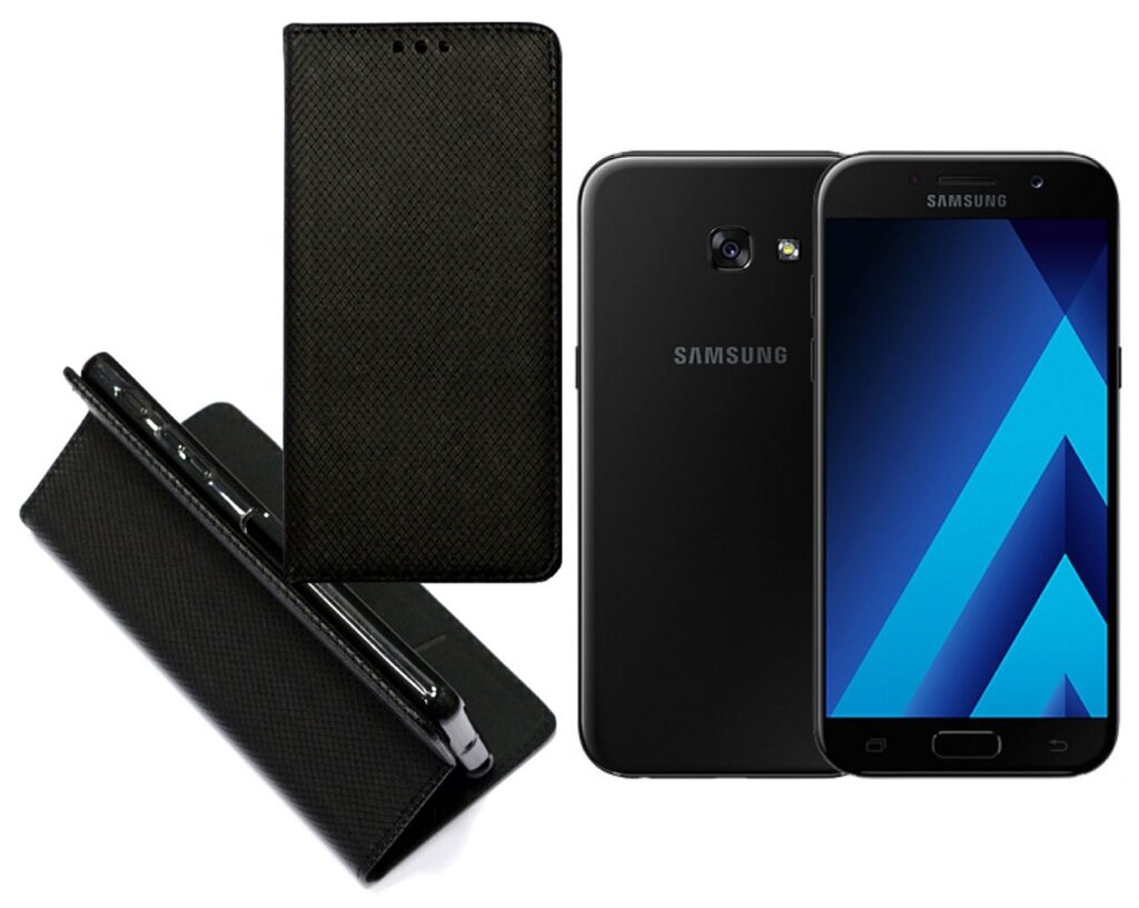 Re-Grid magnetinis dėklas Samsung Galaxy A3 (2017) juodos spalvos