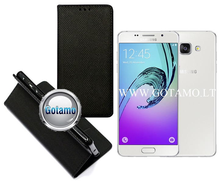 Re-Grid magnetinis dėklas Samsung Galaxy A5 (2016) juodos spalvos