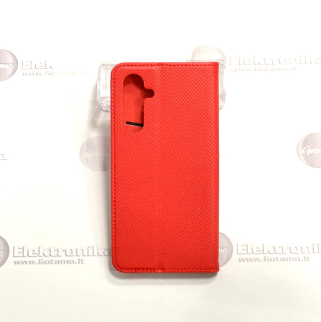 Re-Grid magnetinis dėklas Samsung Galaxy A54 telefonui raudonos spalvos 3 Re-Grid magnetinis dėklas Samsung Galaxy A54 – nuotrauka 3