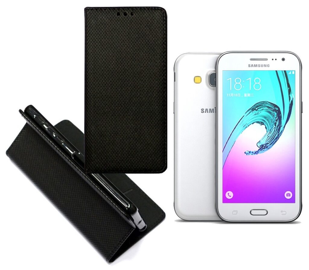 Re-Grid magnetinis dėklas Samsung Galaxy J3 (2016) juodos spalvos