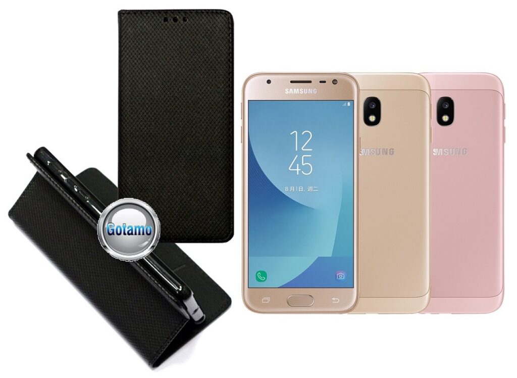 Re-Grid magnetinis dėklas Samsung Galaxy J3 (2017) juodos spalvos