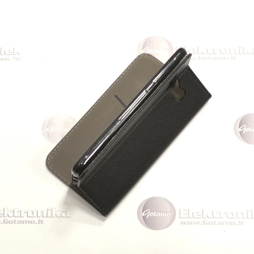 Re-Grid magnetinis dėklas Samsung Galaxy J5 (2016) telefonams juodos spalvos 6 Re-Grid magnetinis dėklas Samsung Galaxy J5 (2016) – nuotrauka 6