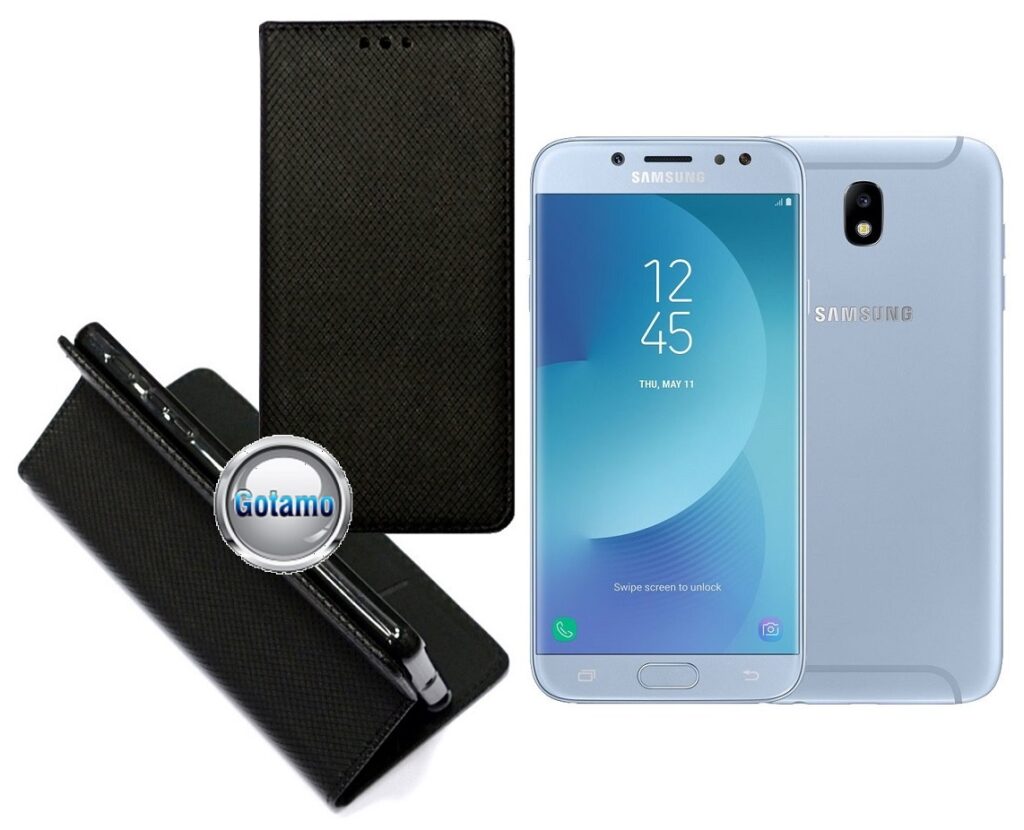 Re-Grid magnetinis dėklas Samsung Galaxy J7 (2017) J7 Pro juodos spalvos