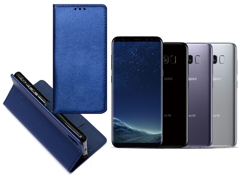 Re-Grid magnetinis dėklas Samsung Galaxy S8 mėlynos spalvos