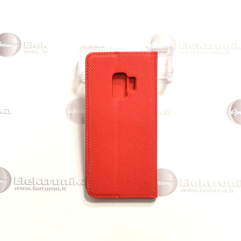 Re-Grid magnetinis dėklas Samsung Galaxy S9 telefonui raudonos spalvos 3 Re-Grid magnetinis dėklas Samsung Galaxy S9 – nuotrauka 3