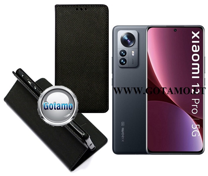 Re-Grid magnetinis dėklas Xiaomi 12 Pro, Xiaomi 12S Pro telefonams juodos spalvos