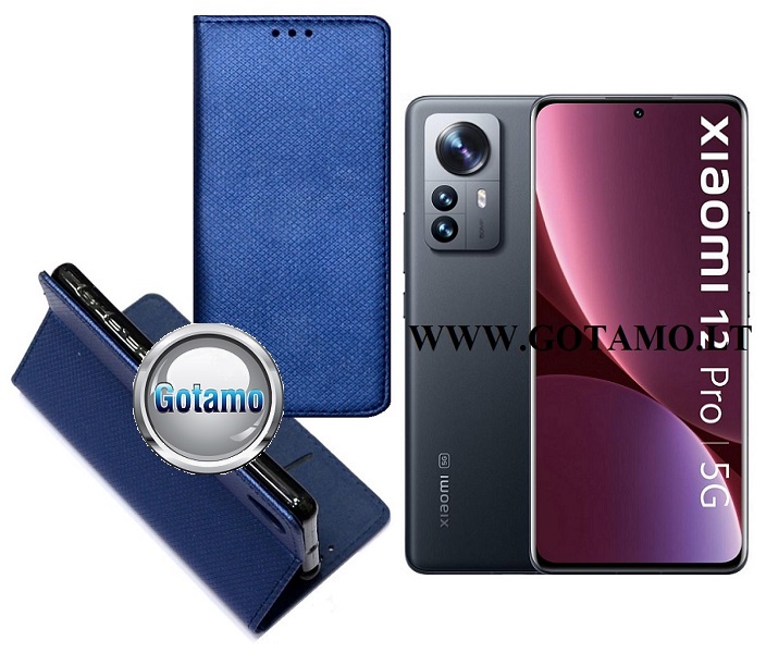 Re-Grid magnetinis dėklas Xiaomi 12 Pro, Xiaomi 12S Pro telefonams mėlynos spalvos