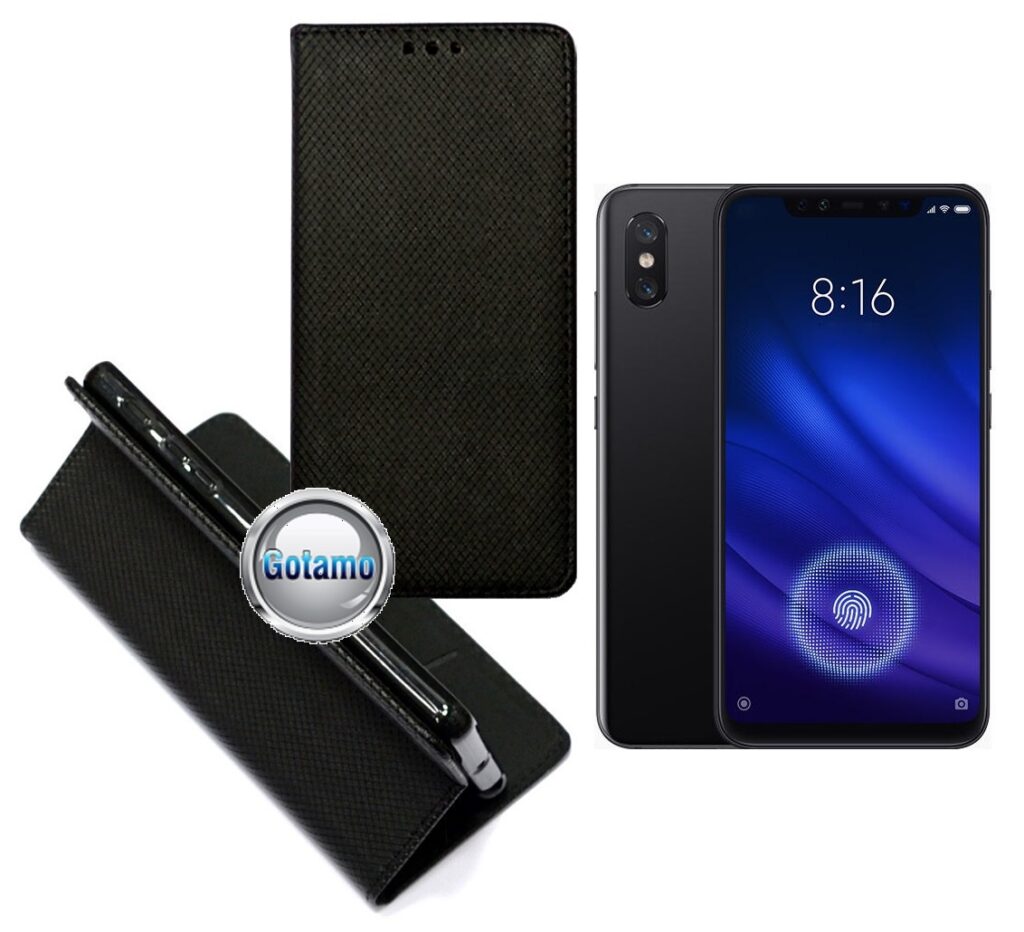 Re-Grid magnetinis dėklas Xiaomi Mi 8, Xiaomi Mi 8 Pro telefonams juodos spalvos