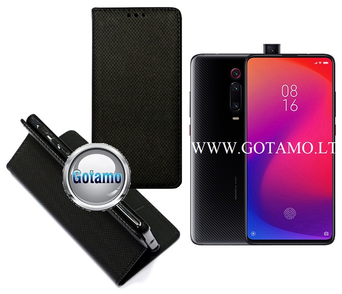 Re-Grid magnetinis dėklas Xiaomi Mi 9T, Xiaomi Redmi K20 telefonams juodos spalvos
