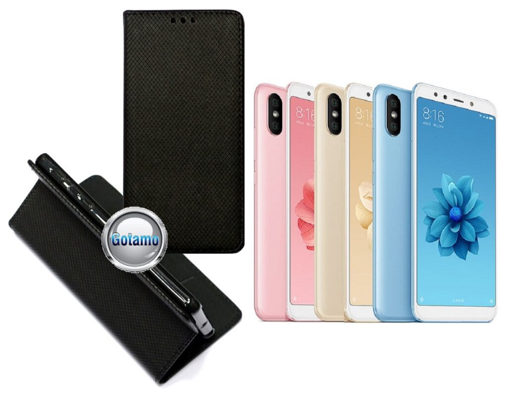 Re-Grid magnetinis dėklas Xiaomi Mi A2, Xiaomi Mi 6X telefonams juodos spalvos
