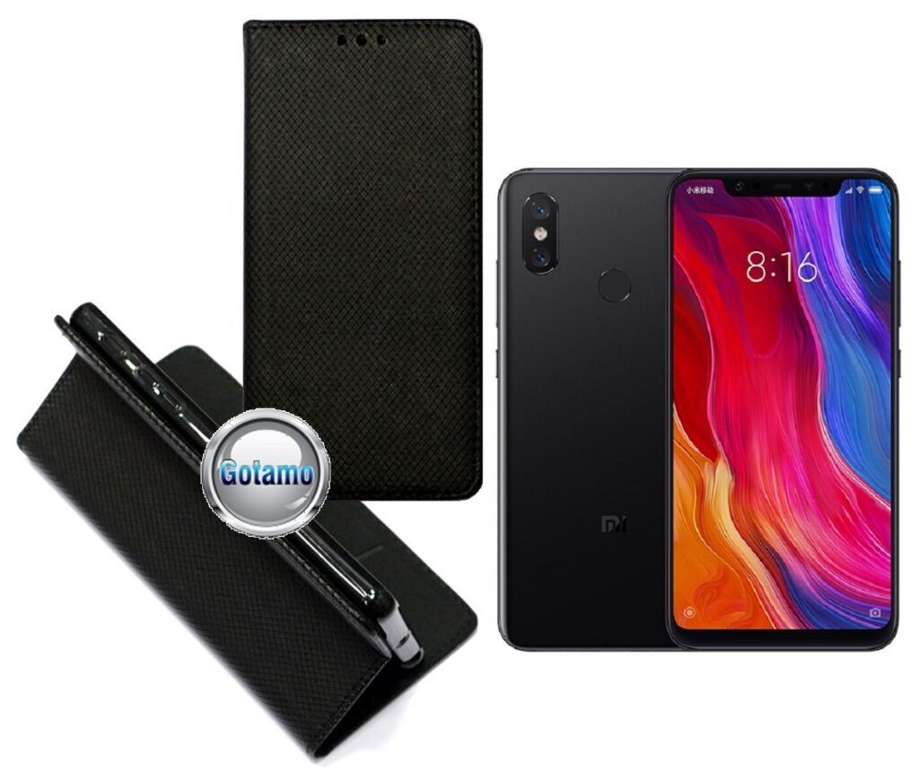 Re-Grid magnetinis dėklas Xiaomi Mi Mix 2S telefonams juodos spalvos