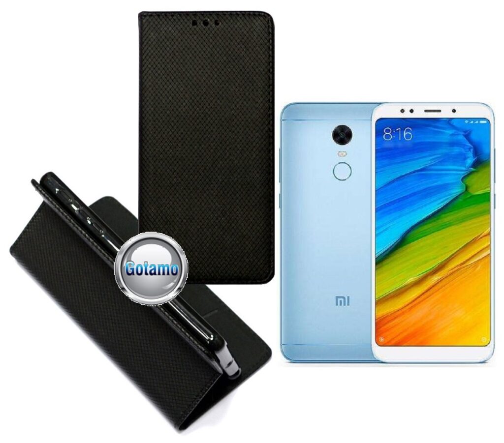 Re-Grid magnetinis dėklas Xiaomi Redmi 5 telefonams juodos spalvos