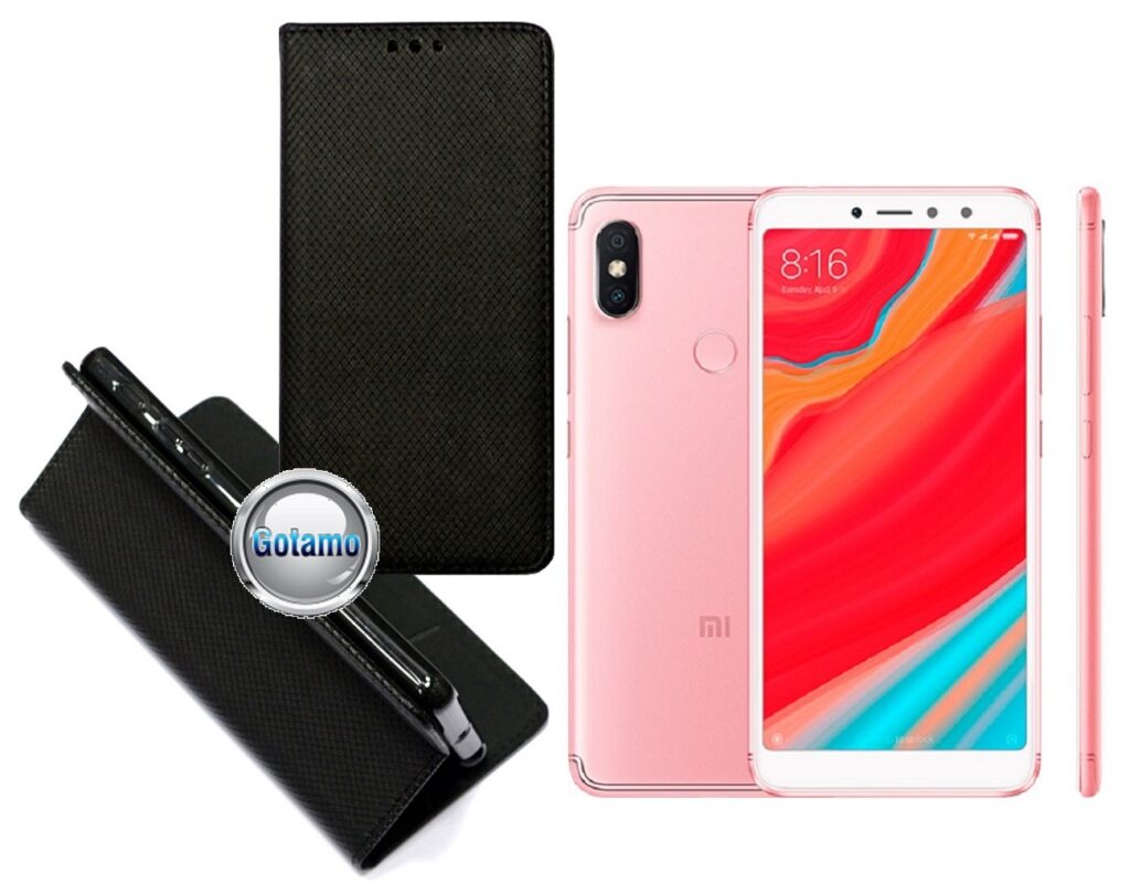 Re-Grid magnetinis dėklas Xiaomi Redmi S2 telefonams juodos spalvos
