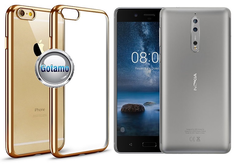 ReColor dėklas nugarėlė Nokia 8 auksinė