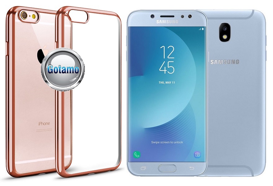 ReColor dėklas Samsung Galaxy J7 (2017) J7 Pro rožinės spalvos