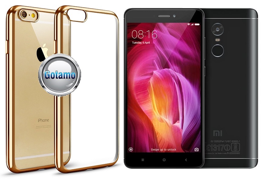ReColor dėklas nugarėlė Xiaomi Redmi Note 4, Xiaomi Redmi Note 4X telefonams aukso spalvos
