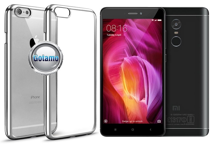 ReColor dėklas nugarėlė Xiaomi Redmi Note 4, Xiaomi Redmi Note 4X telefonams sidabro spalvos