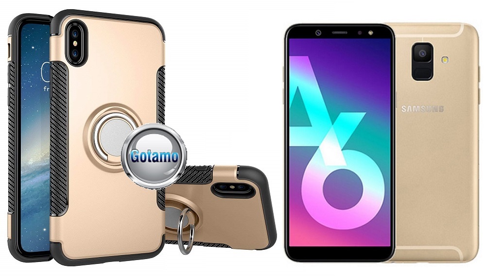 Priedas Samsung Galaxy A6 (2018) aukso spalvos