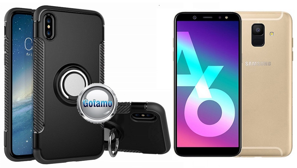 Priedas Samsung Galaxy A6 Plus (2018) juodos spalvos