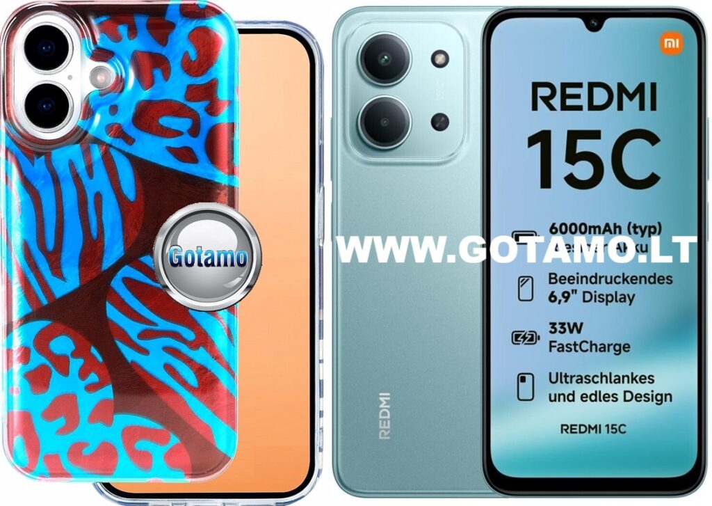 Safari Berry Zebra Xiaomi Redmi 15C, Redmi 15C 4G, Poco C85 4G dėklas nugarėlė