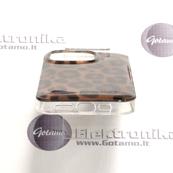 Safari Cinnamon Leopard dėklas nugarėlė Apple iPhone 15 Pro 4 Safari cinnamon leopard deklas Apple iPhone 15 pro 4