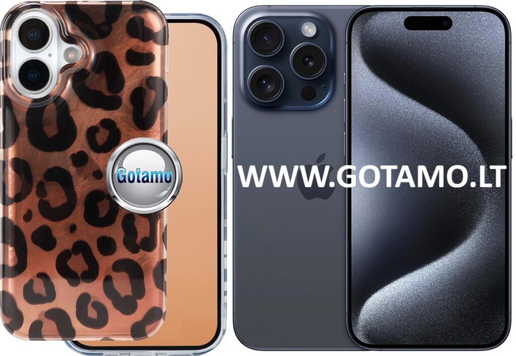 Safari cinnamon leopard deklas Apple iPhone 15 pro