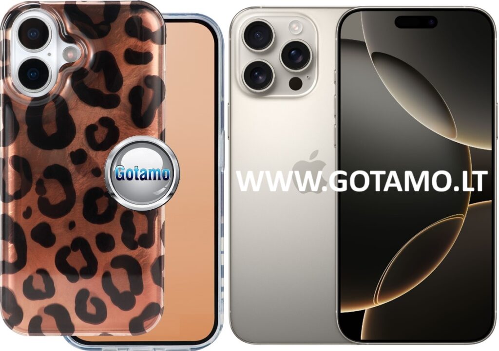 Safari cinnamon leopard deklas Apple iPhone 16 pro